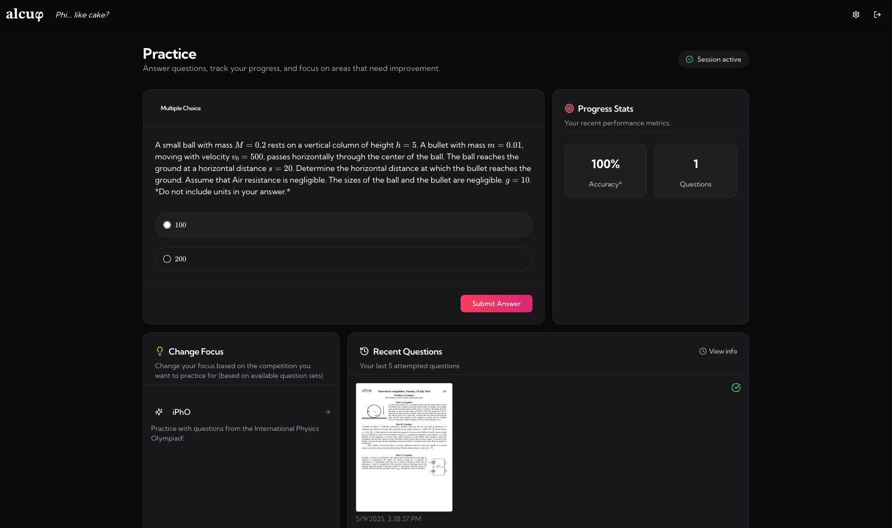 AlcuPhi Dashboard